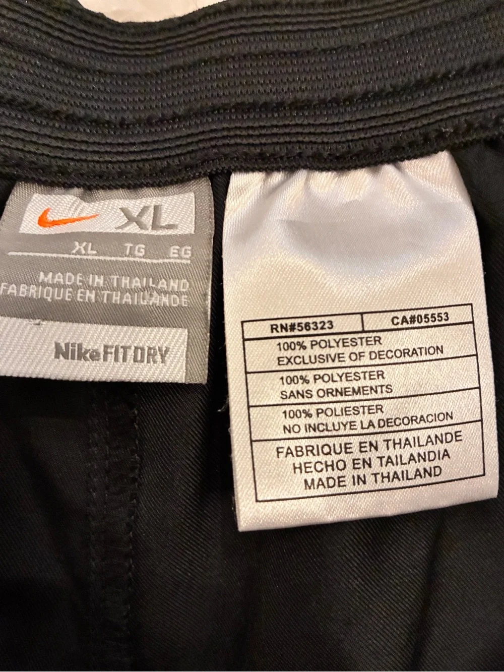 Vintage Nike Challenge Court Tennis Shorts XL Black Embr Swoosh & Pocket Logo